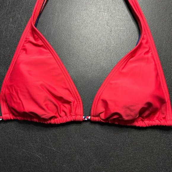 Mossimo Red, White, & Blue Halter Bikini Top Size M - Picture 3 of 7
